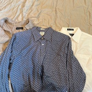 3 Large dress shirts